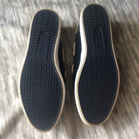 Cole Haan Navy Patent Nantucket Camp Moccasins - Picture 6 of 8